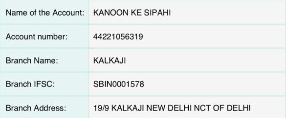 Bank Account Details